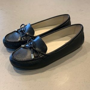 Michael Kors Black Gold Driving Moccasins